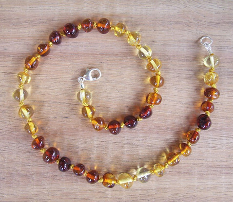 Light Rainbow - Baltic Amber Teething Necklace Image