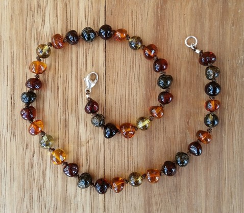 Maple - Baltic Amber Teething Necklace. Image